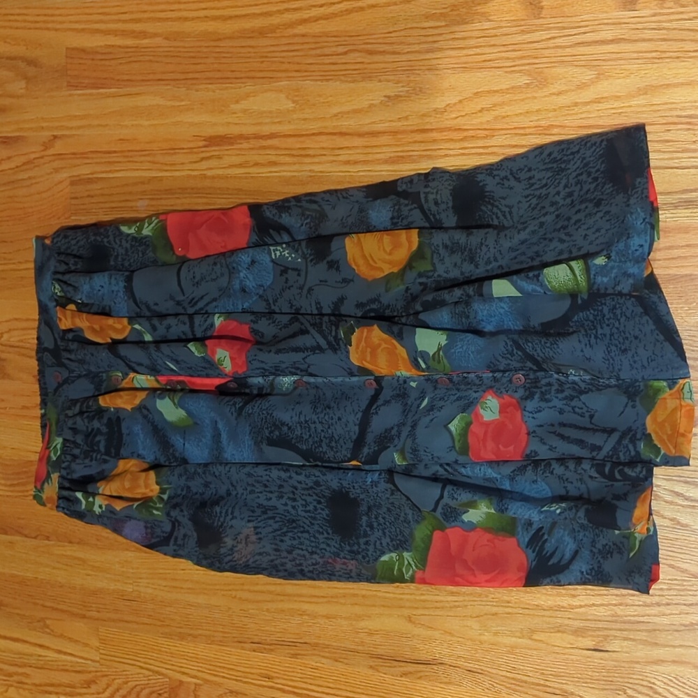 Vintage Karan Kollection Flowy Skirt